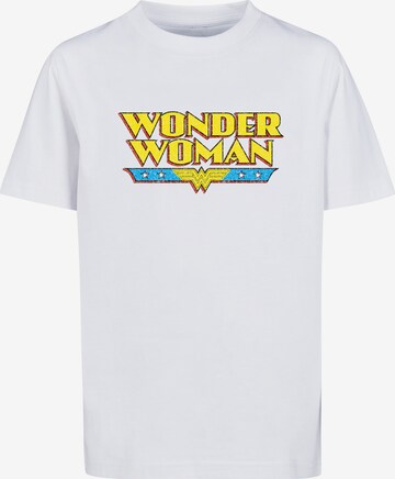 T-Shirt 'DC Comics Wonder Woman' F4NT4STIC en blanc : devant