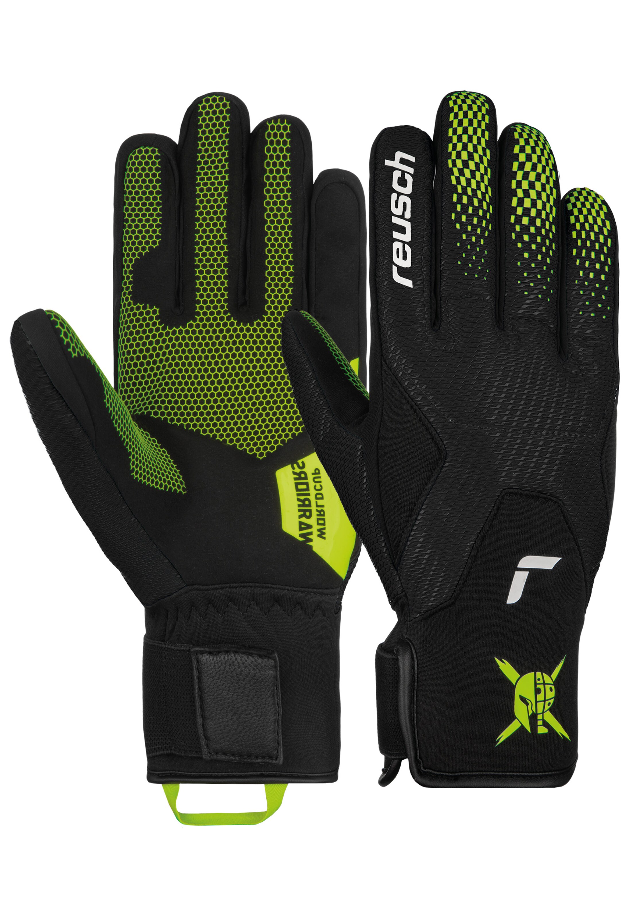 REUSCH Sporthandschuhe 'Worldcup Warrior Speedline' in Schwarz: Vorderseite