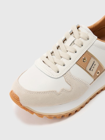 Sneaker bassa di Blauer.USA in beige