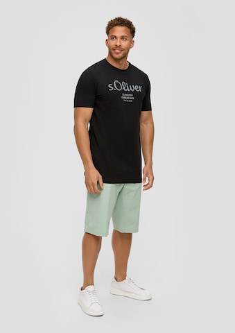 T-Shirt s.Oliver Red Label Big & Tall en noir