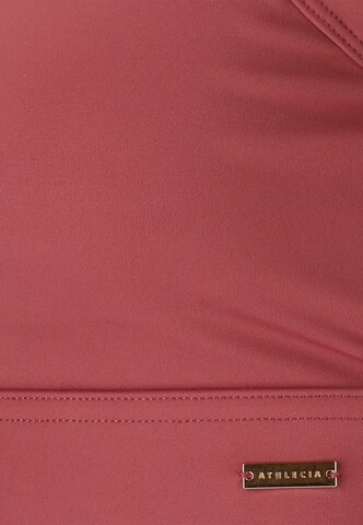 Athlecia Low support Sport bh 'Bloom V2' in Rood