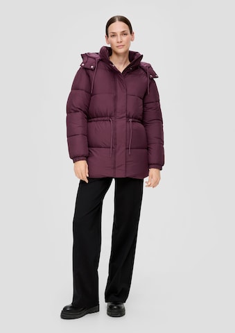 s.Oliver - Casaco de inverno em roxo