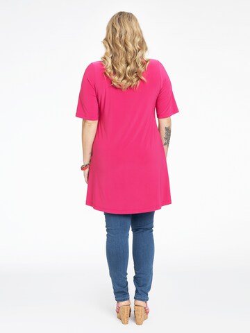 Yoek Shirt ' TESS ' in Pink