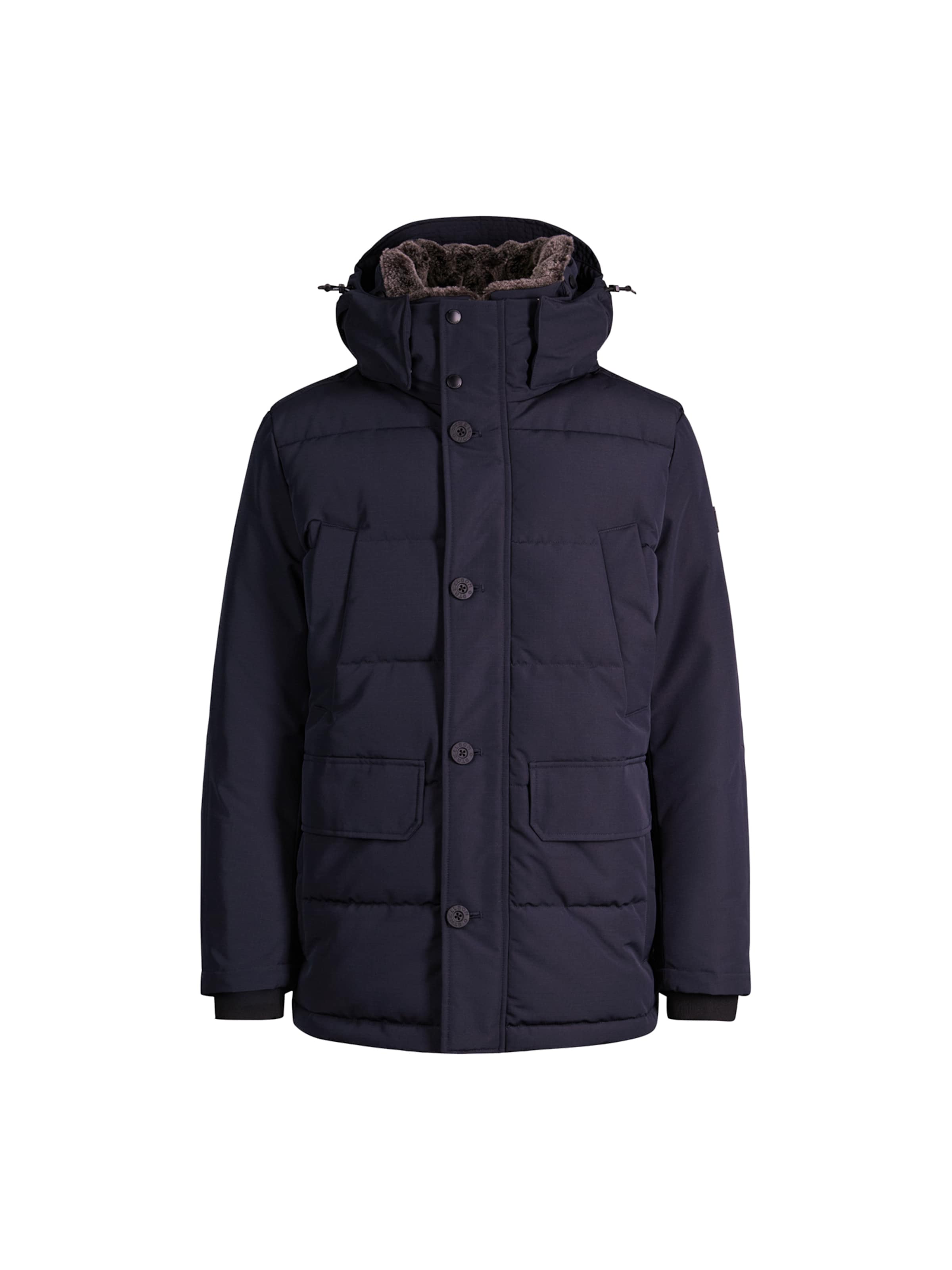 STRELLSON Winterjas in Blauw: voorkant