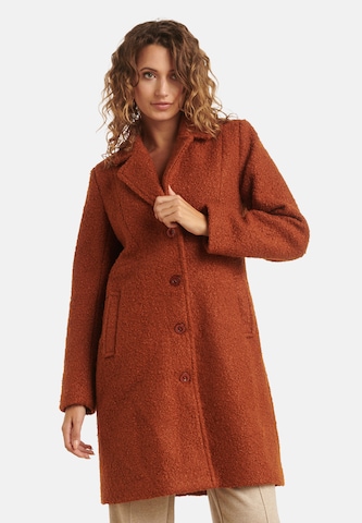 Smashed Lemon Mantel in Braun: Vorderseite