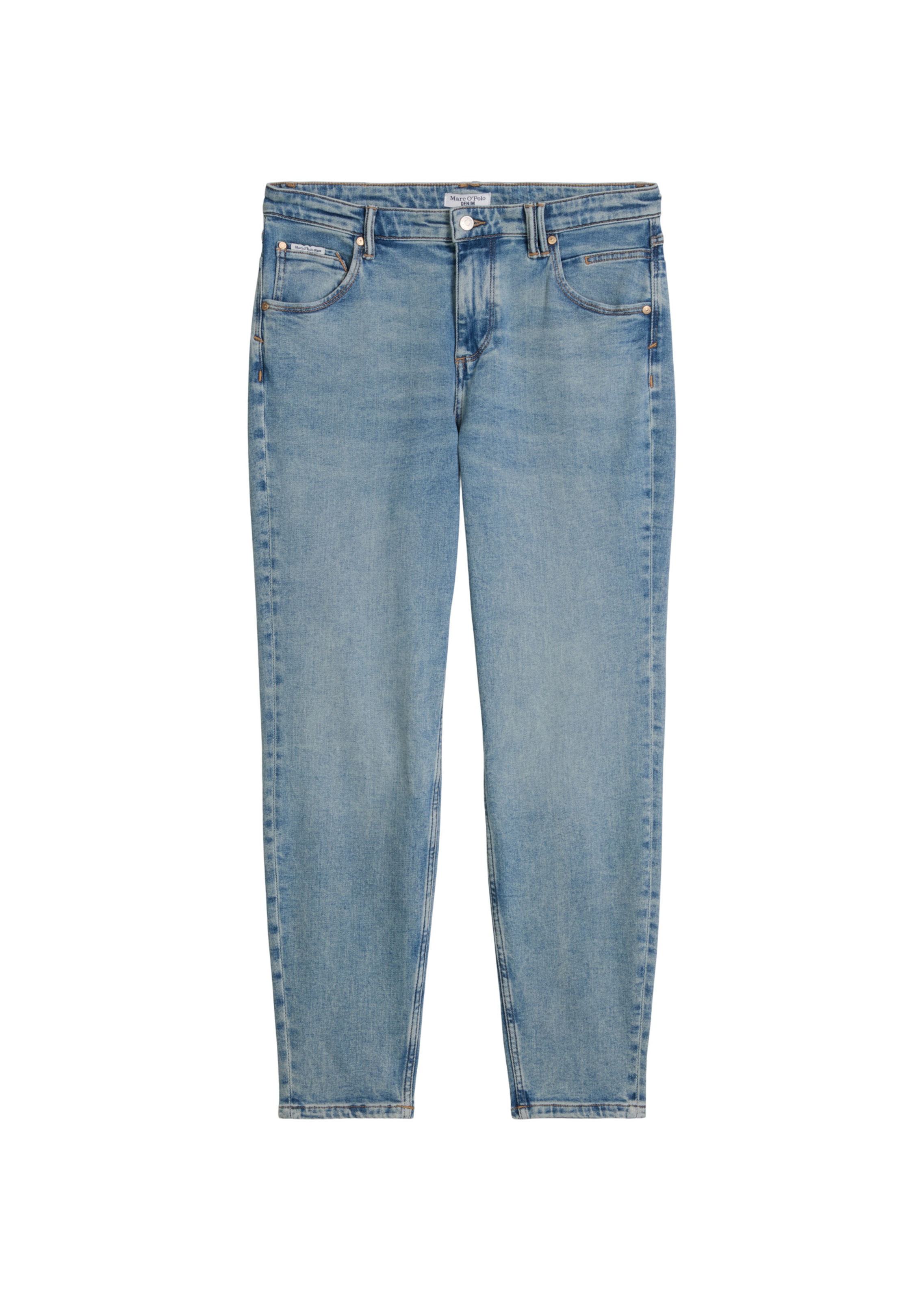 Marc O'Polo DENIM Tapered Jeans 'Freja' in Blau: Vorderseite