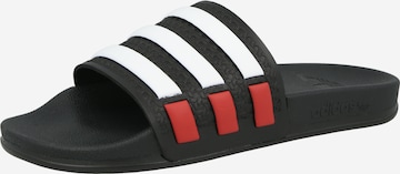 juoda ADIDAS ORIGINALS Šlepetės 'ADILETTE': priekis