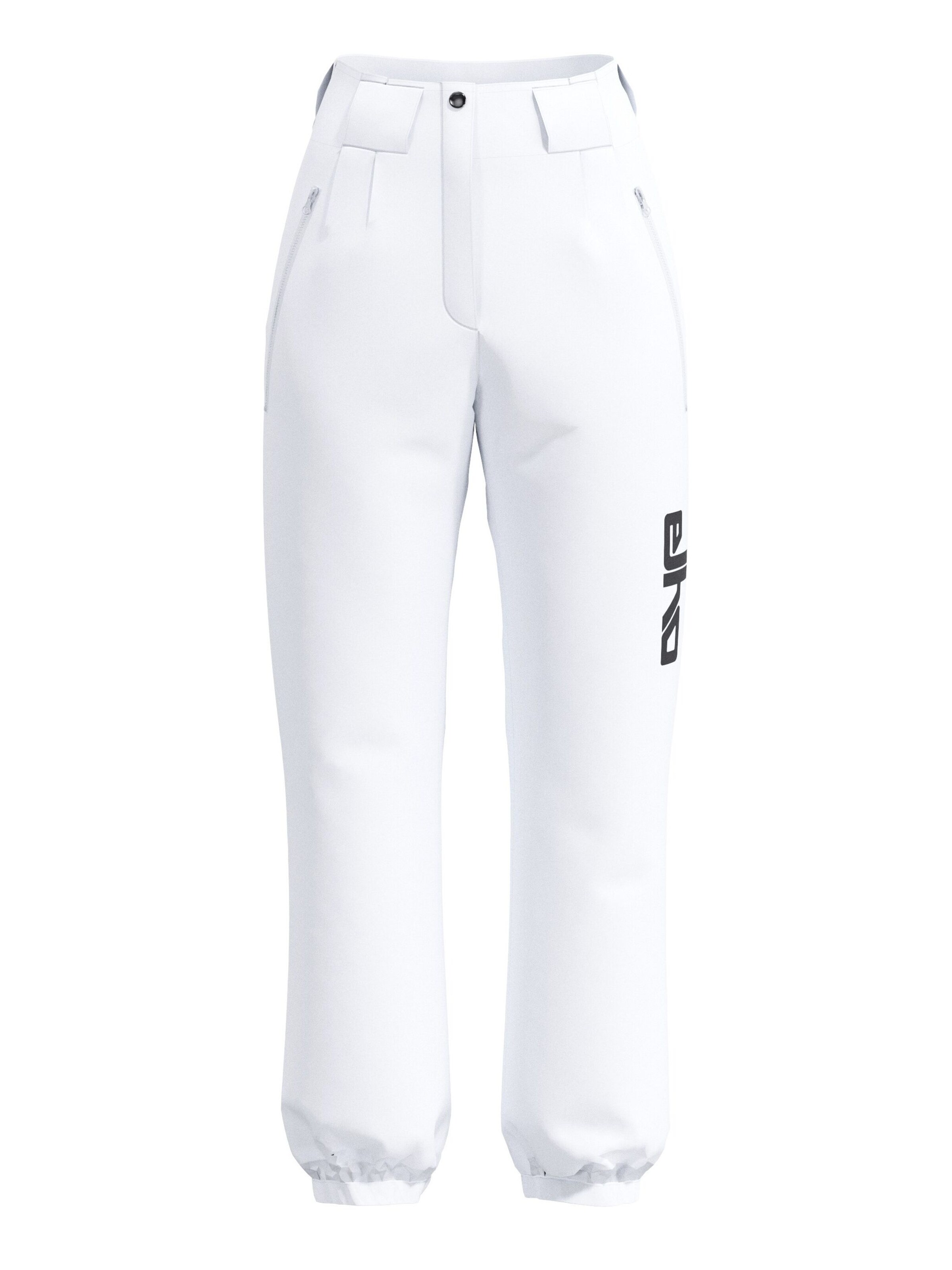 Effilé Pantalon outdoor 'Engadin 89' elho en blanc : devant