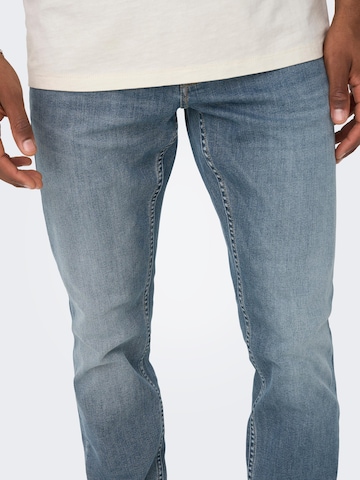 Only & Sons Slimfit Jeans 'Loom' in Blauw