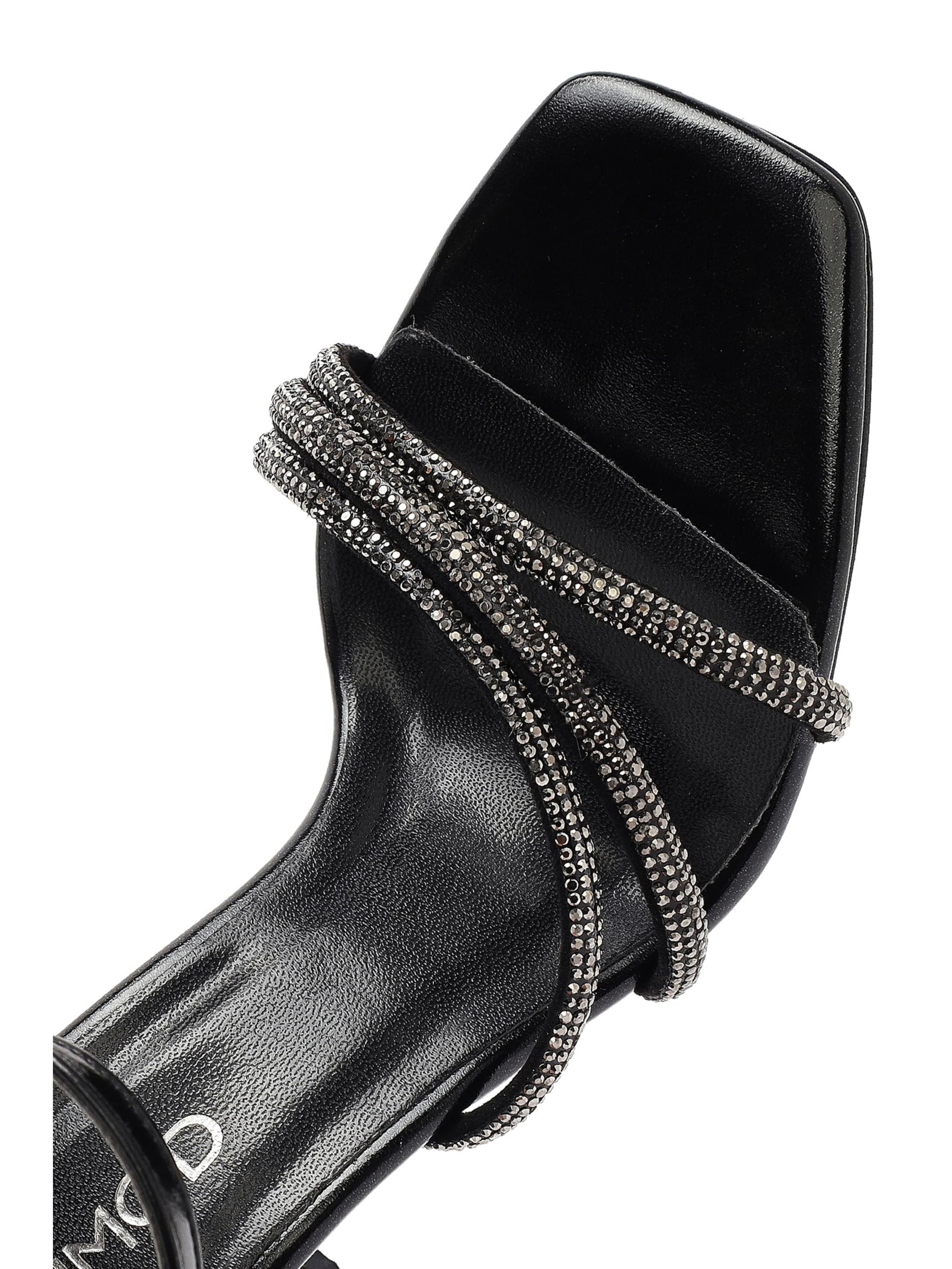 Derimod Reimensandale in Schwarz