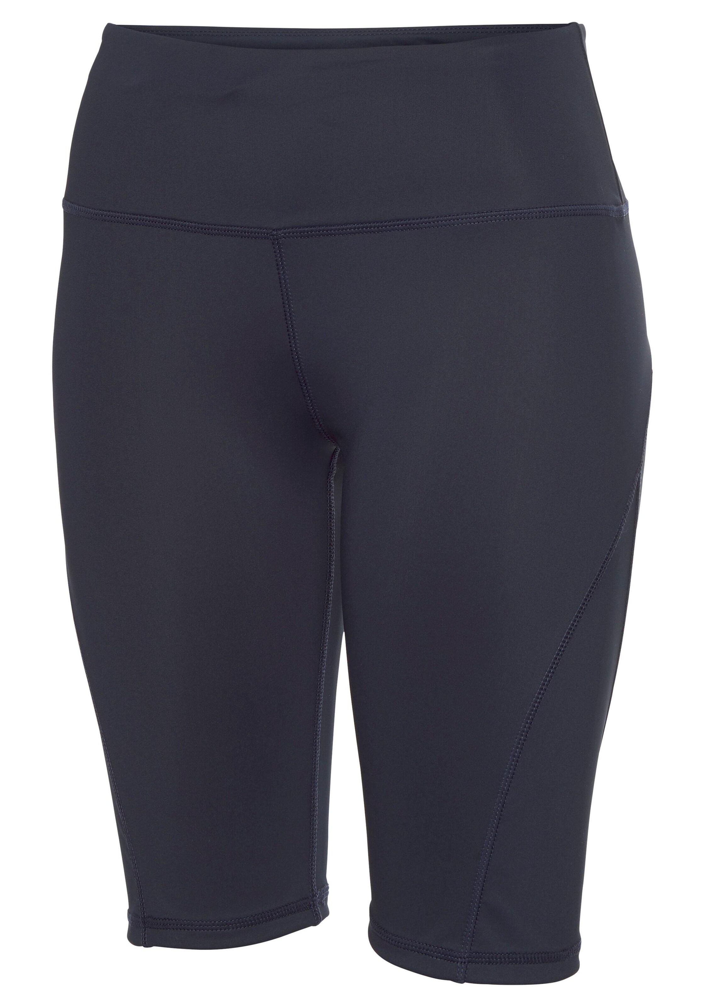 LASCANA ACTIVE Skinny Sportshorts in Blau: Vorderseite