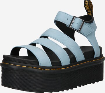 Dr. Martens Sandaal 'Blaire Quad' in Blauw: voorkant