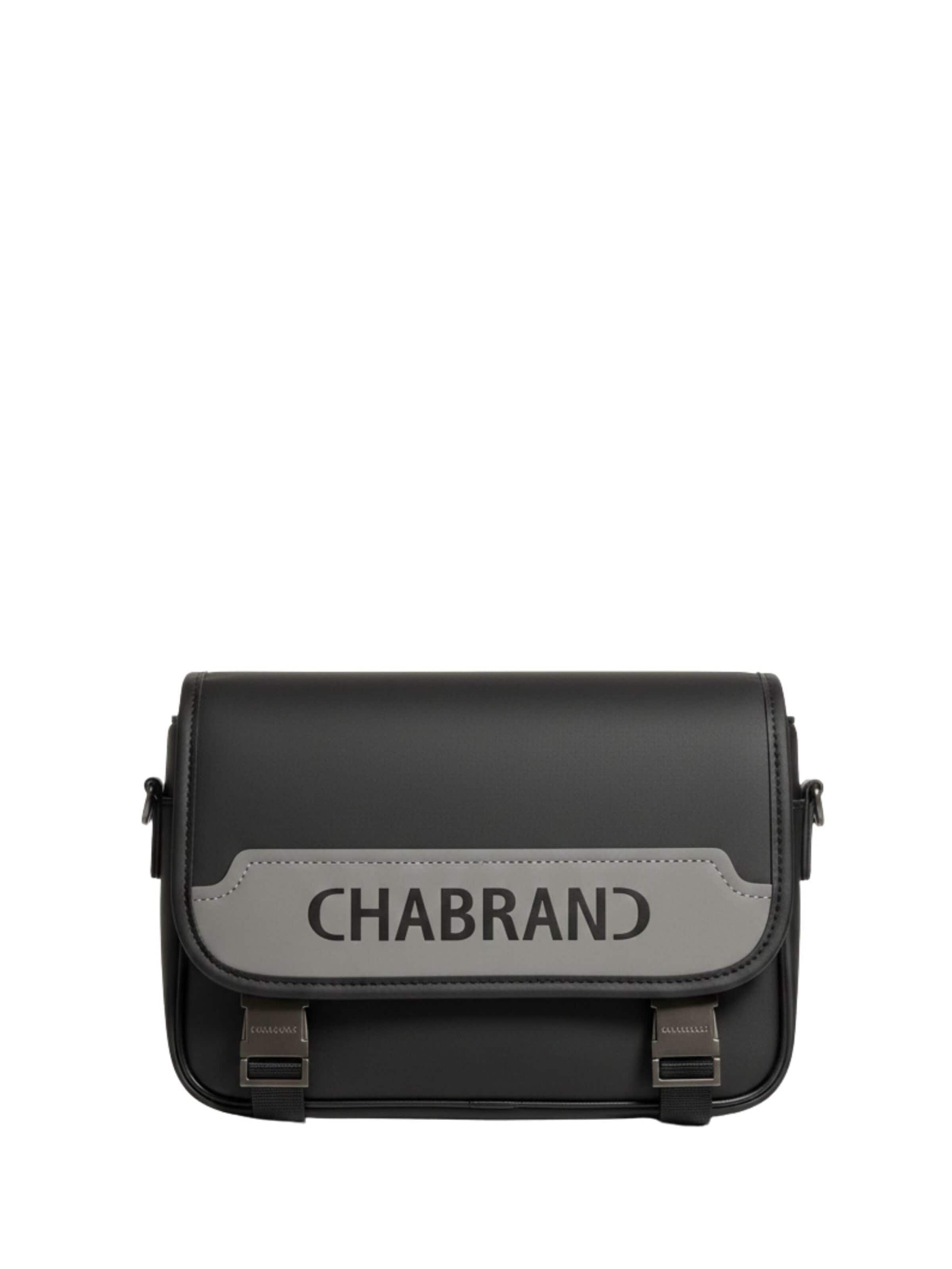 Chabrand Torba na ramię 'Sacoche zippée Chabrand Touch Bis 84050SY109 Noir/Gris' w kolorze czarny: przód