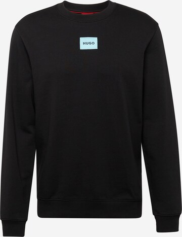 Sweat-shirt 'Diragol' HUGO en noir : devant