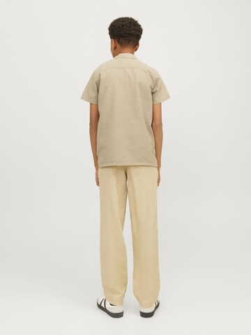 Jack & Jones Junior Regular fit Overhemd in Beige