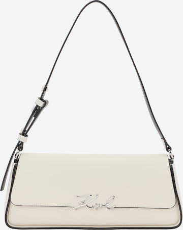 Sac bandoulière 'K/SIGNATURE' Karl Lagerfeld en blanc : devant