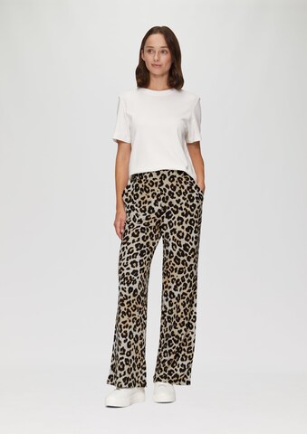 s.Oliver Wide Leg Hose in Beige