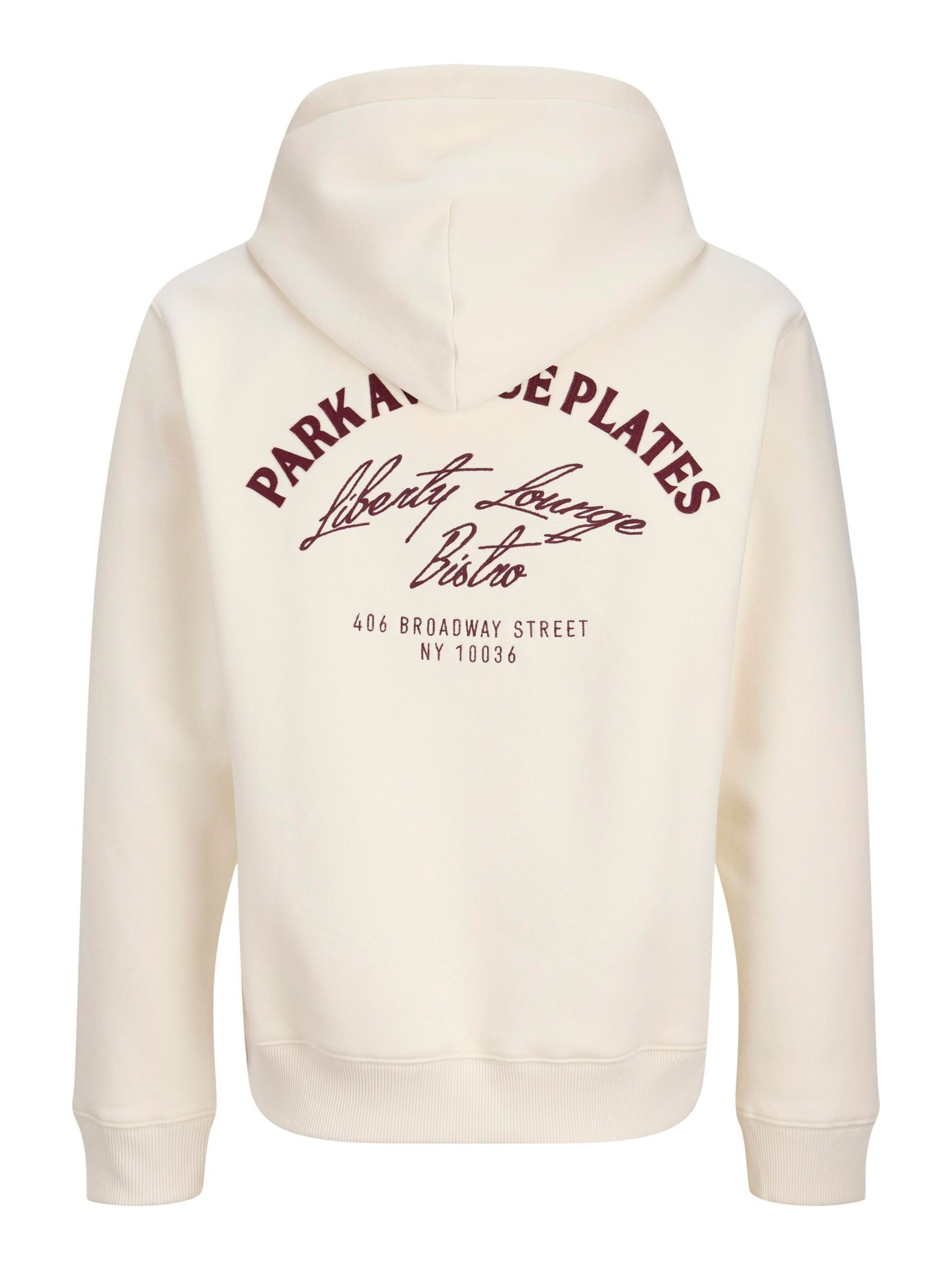 JACK & JONES Sweatshirt in Wit: voorkant