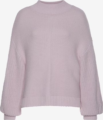LASCANA Pullover in Pink: front