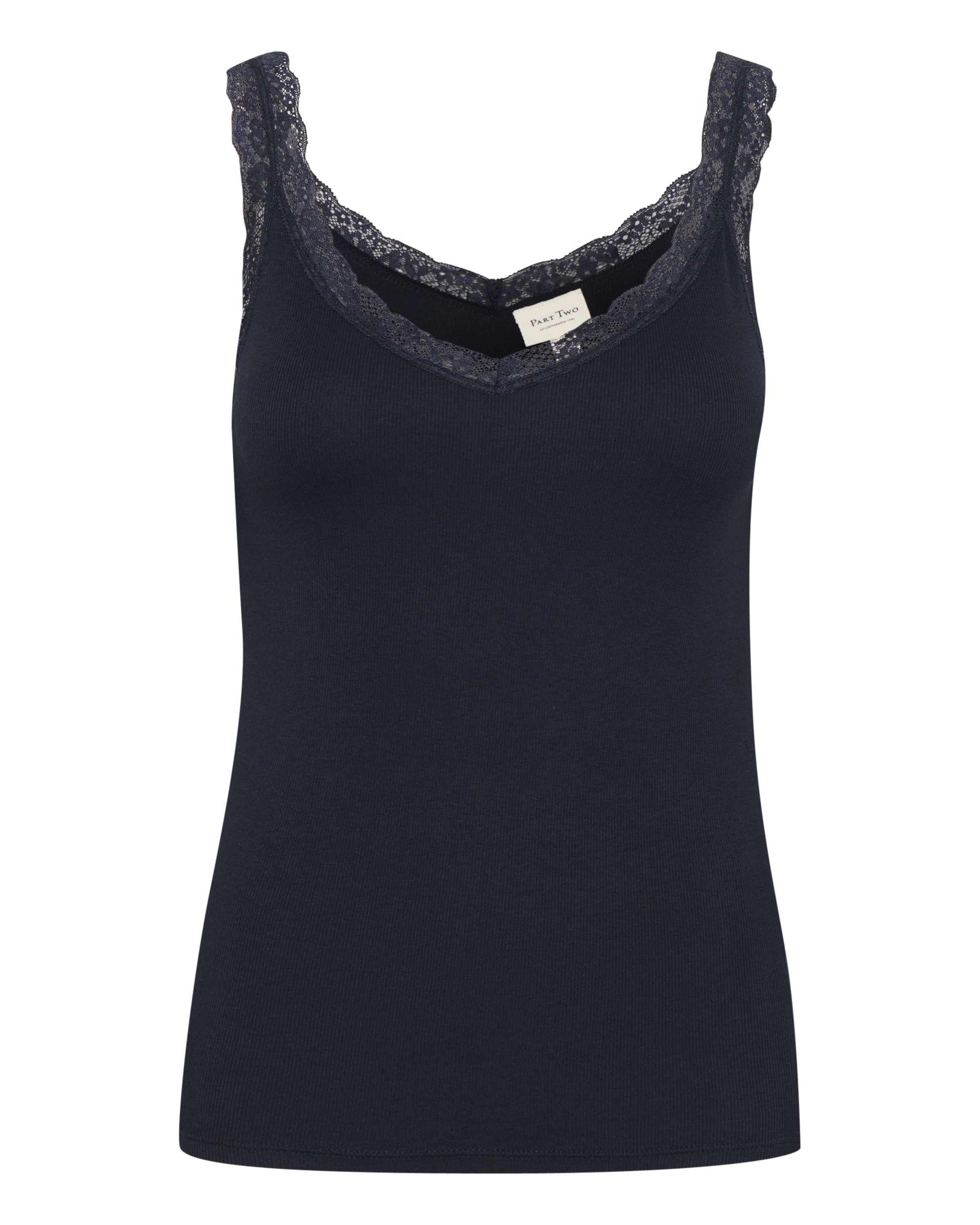 Part Two Top 'JelonaPW' in Blau: Vorderseite