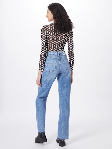 NEON & NYLON Boot cut Jeans 'NEOPHILINE' in Blue