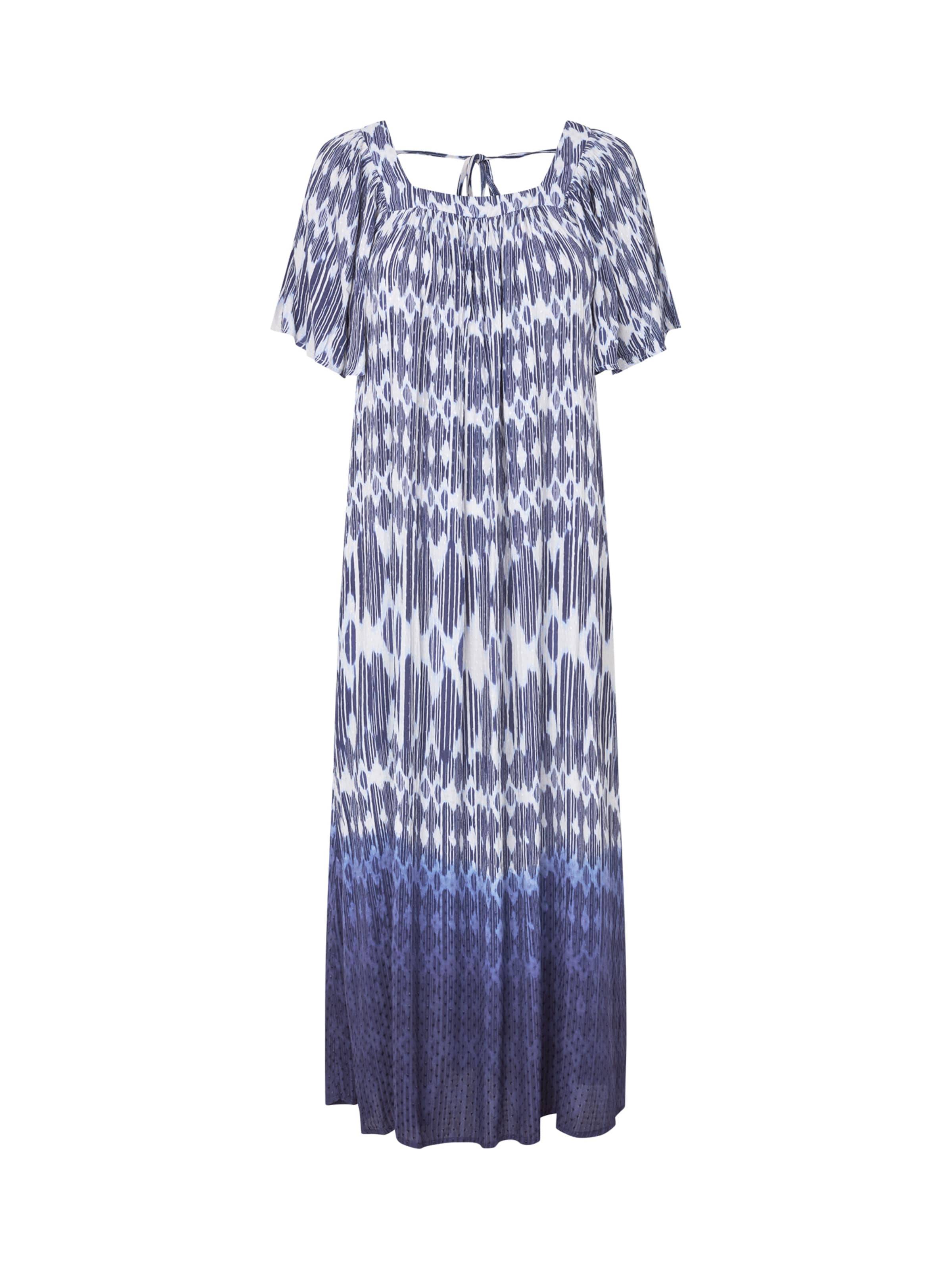 Robe 'MaNatores' Masai en bleu : devant