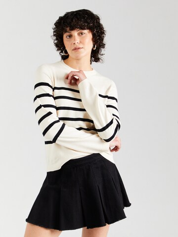 VERO MODA Pullover 'VMSaba' in Beige: Vorderseite
