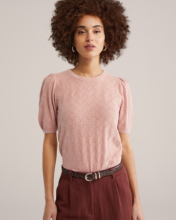 rožinė WE Fashion Megztinis: priekis