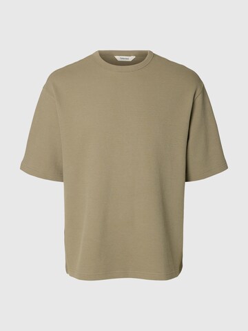 T-Shirt SELECTED en vert