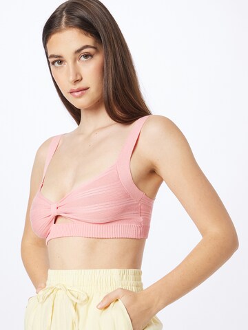 Cotton On Knitted top in Pink: front