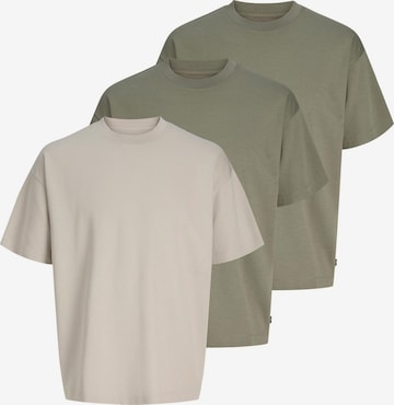 JACK & JONES Shirt 'Barron Tee' in Green: front
