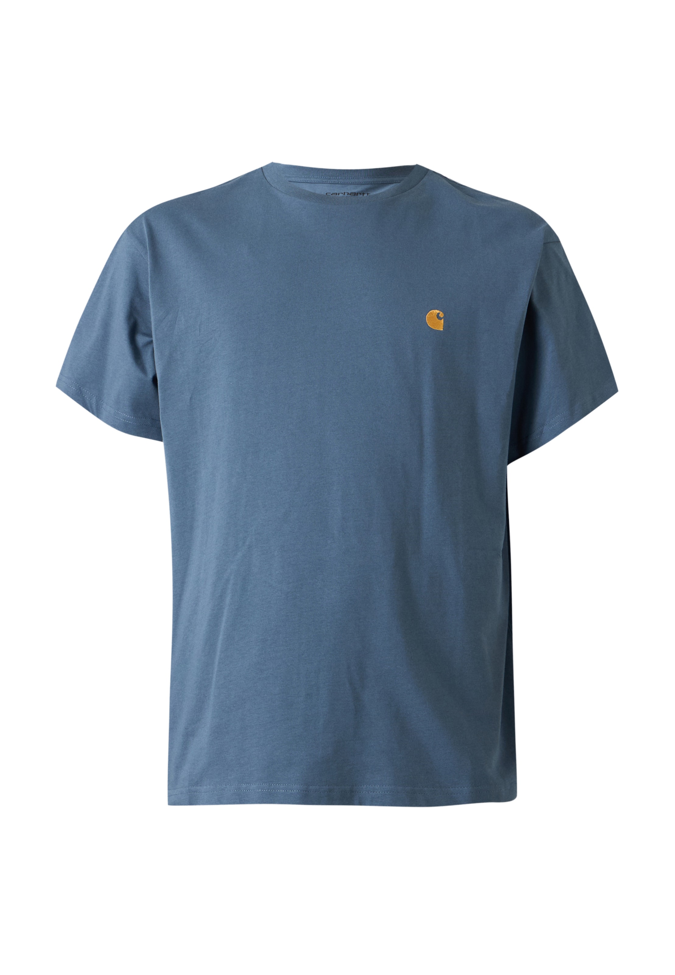 zils Carhartt WIP T-Krekls 'Chase': no priekšpuses