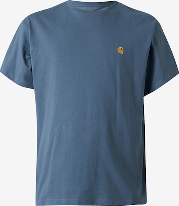 zils Carhartt WIP T-Krekls 'Chase': no priekšpuses