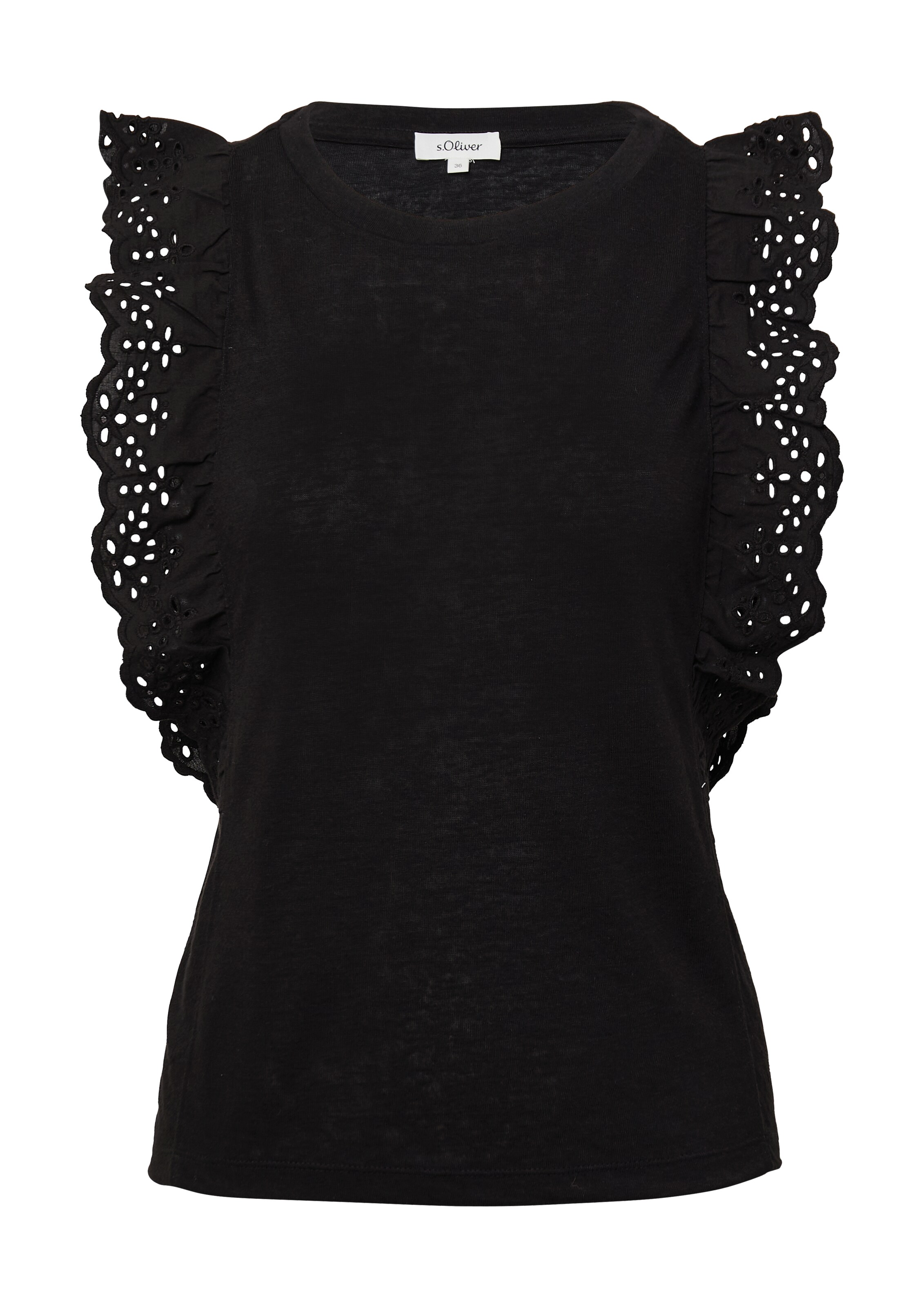 s.Oliver Shirt in Black: front