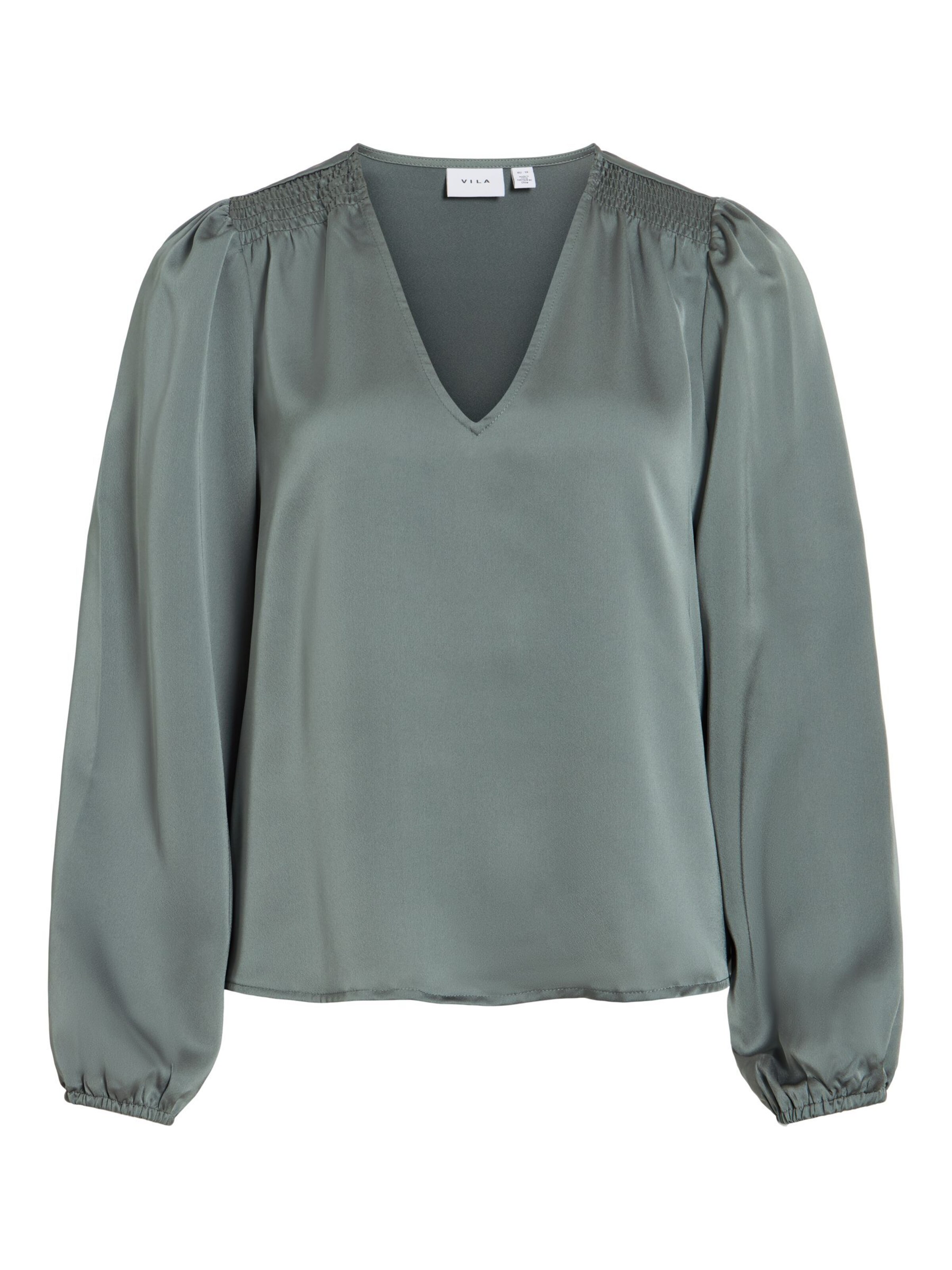VILA Blouse 'VIEllette' in Green: front
