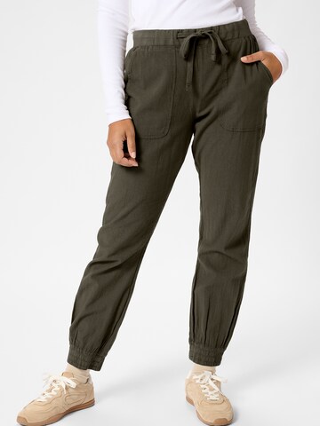 Tapered Pantaloni 'KAnaya' di Kaffe in verde: frontale