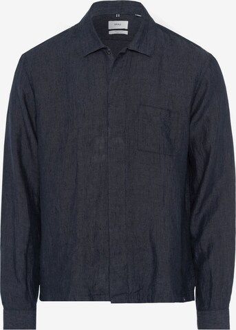 BRAX Regular fit Overhemd 'Levi' in Blauw: voorkant