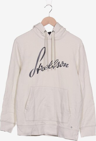STRELLSON Sweatshirt & Zip-Up Hoodie in M in White: front