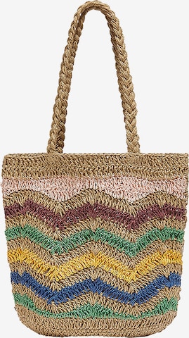 Borsa da spiaggia di Pull&Bear in colori misti: frontale