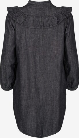 Robe-chemise 'KAROLINE' Zizzi en noir