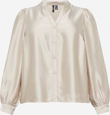 Vero Moda Curve Blouse 'NADIA' in Grijs: voorkant