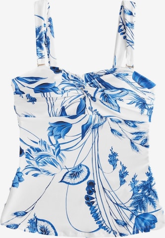 Top per tankini di Next in bianco: frontale