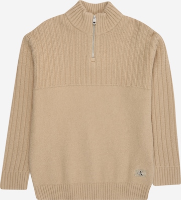 žalia Calvin Klein Jeans Megztinis: priekis