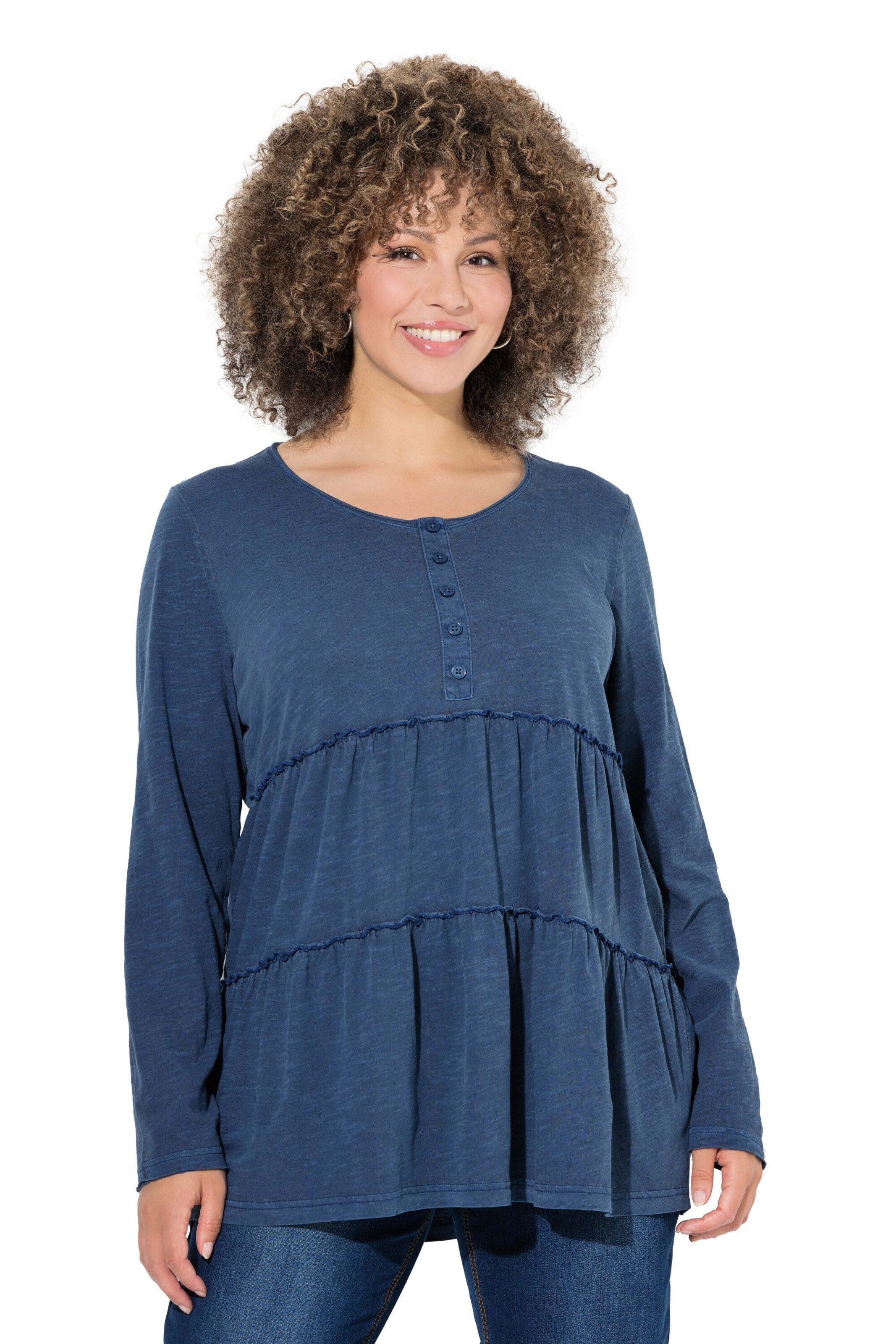 Ulla Popken Shirt in Blue: front