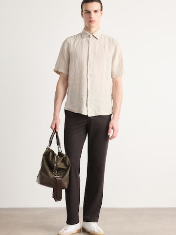 BOSS Regular fit Overhemd 'Rash_2' in Beige