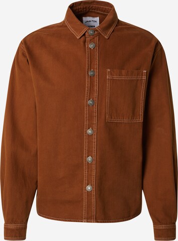 Veste mi-saison 'Lennard' DAN FOX APPAREL en marron : devant