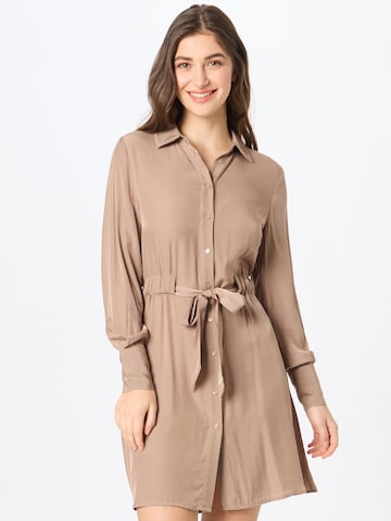 Robe-chemise 'Lalane' VILA en marron : devant