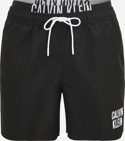 Calvin Klein Swimwear Board Shorts in Black / White, Item view