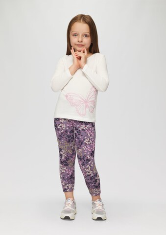 s.Oliver Slimfit Leggings i lila