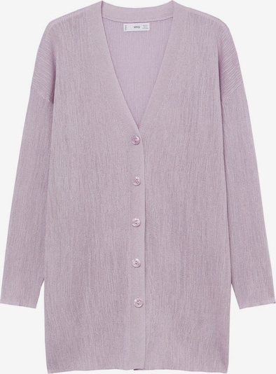 MANGO Strickjacke adagio in pastelllila, Produktansicht